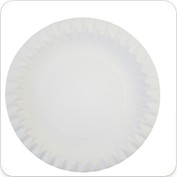 7" Semi-coated Paper Plate
