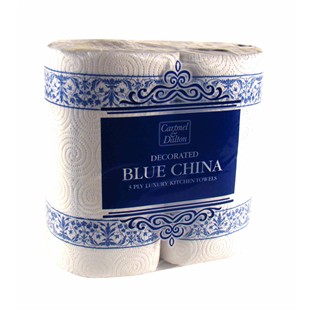 Cartmel & Dalton Blue China Kitchen Towel