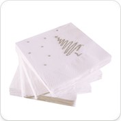 Contemporary Design Christmas Printed Napkin