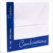 White 8 Fold 40cm