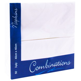 White 8 Fold 40cm