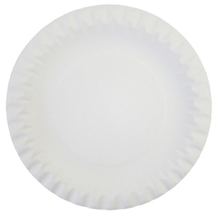 9" Semi-Coated Paper Plate